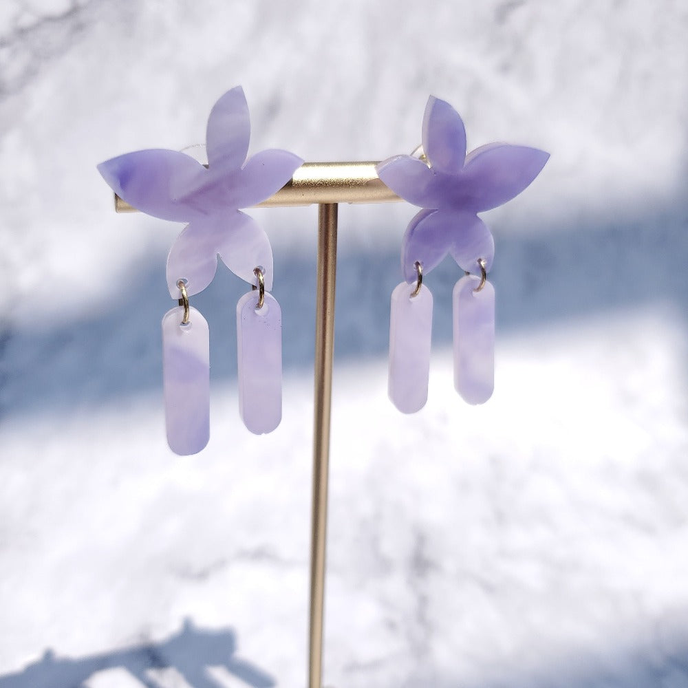 Dangle Earrings - Lavender