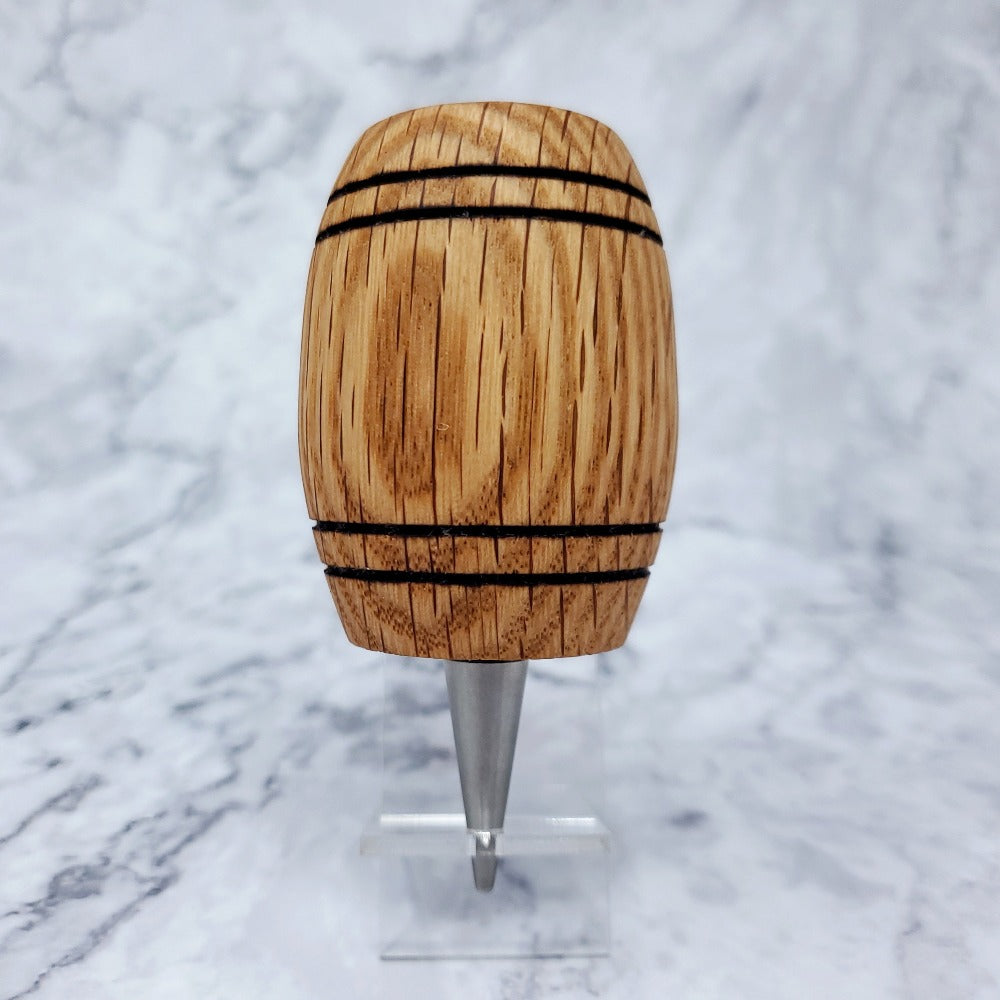 Bottle Stopper - Red Oak Barrel