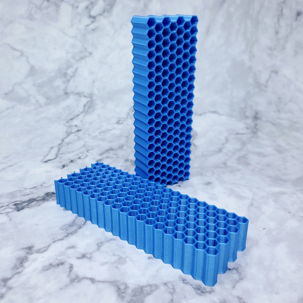 WoodRiver - Honeycomb Acrylic Pen Blank - 3/4 x 3/4 x 5 - Blue