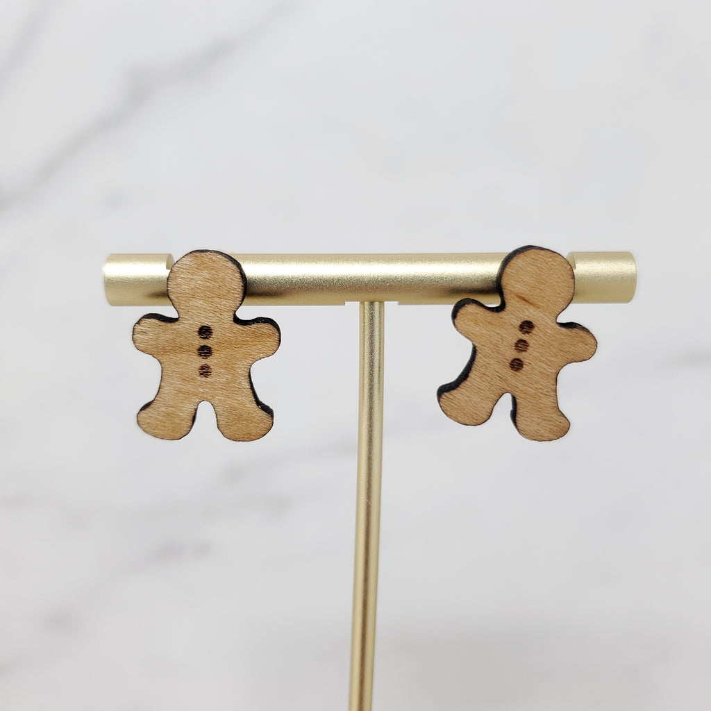 Gingerbread Man Studs