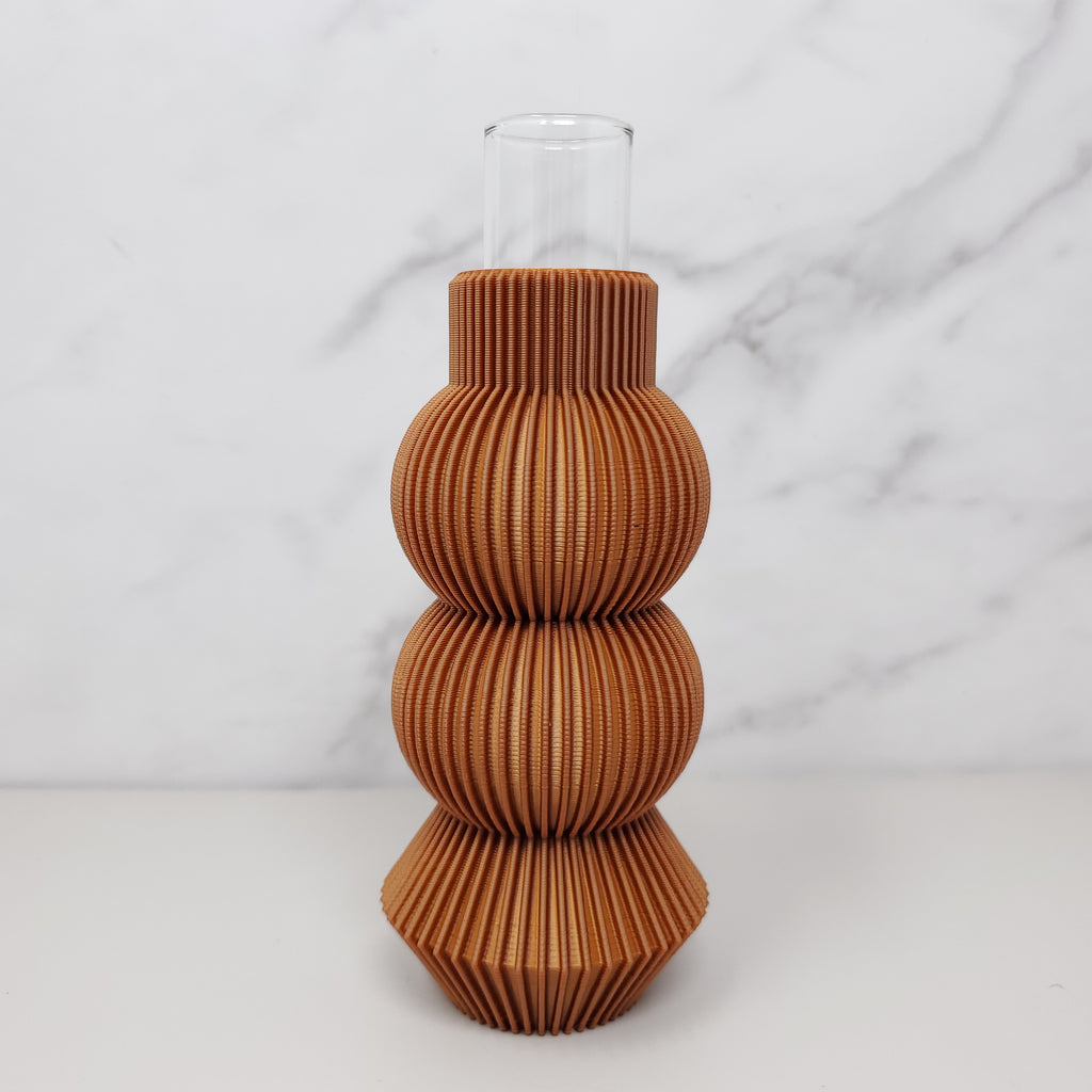 Bud Vase, Bronze