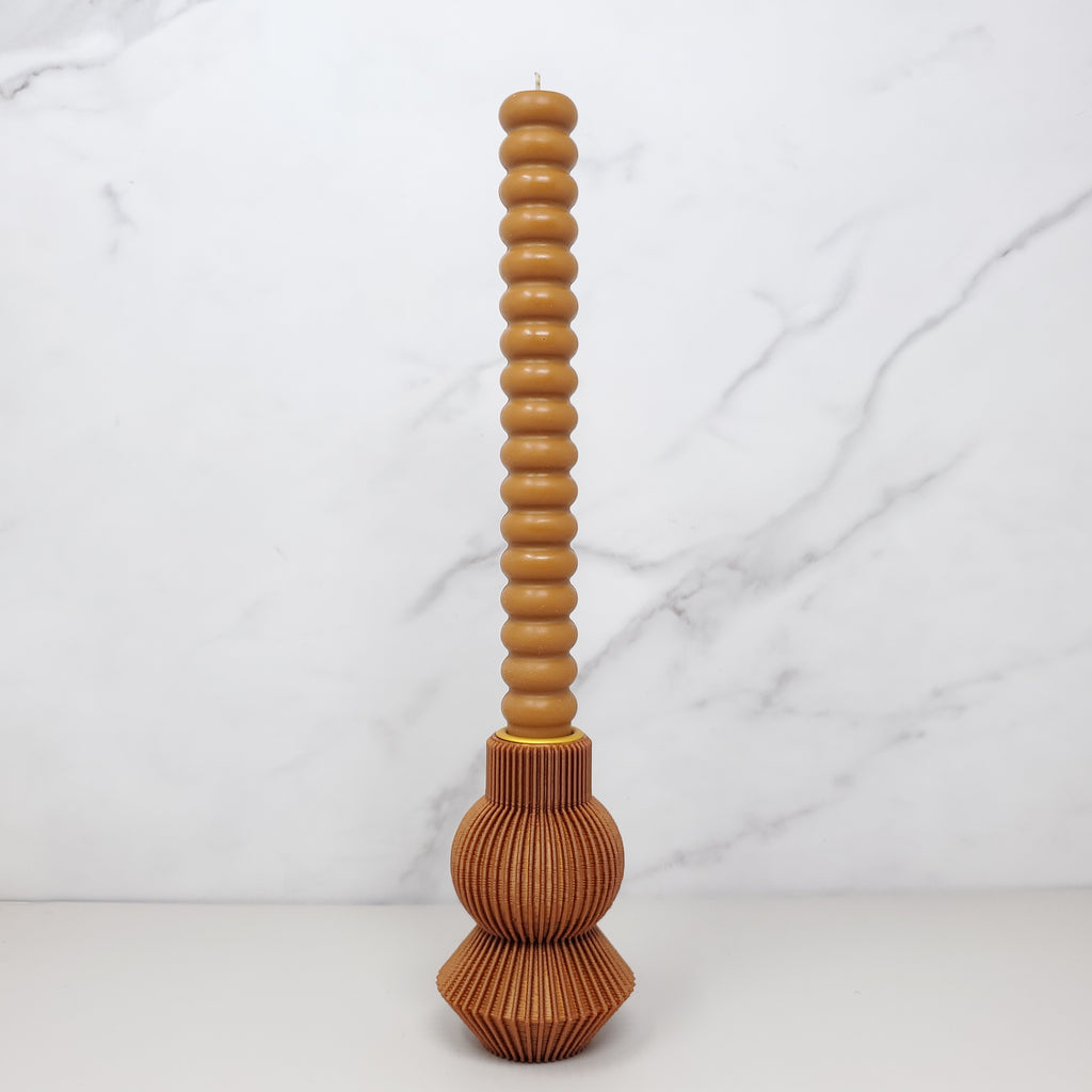 Candlestick Base - Bronze, 3D Printed