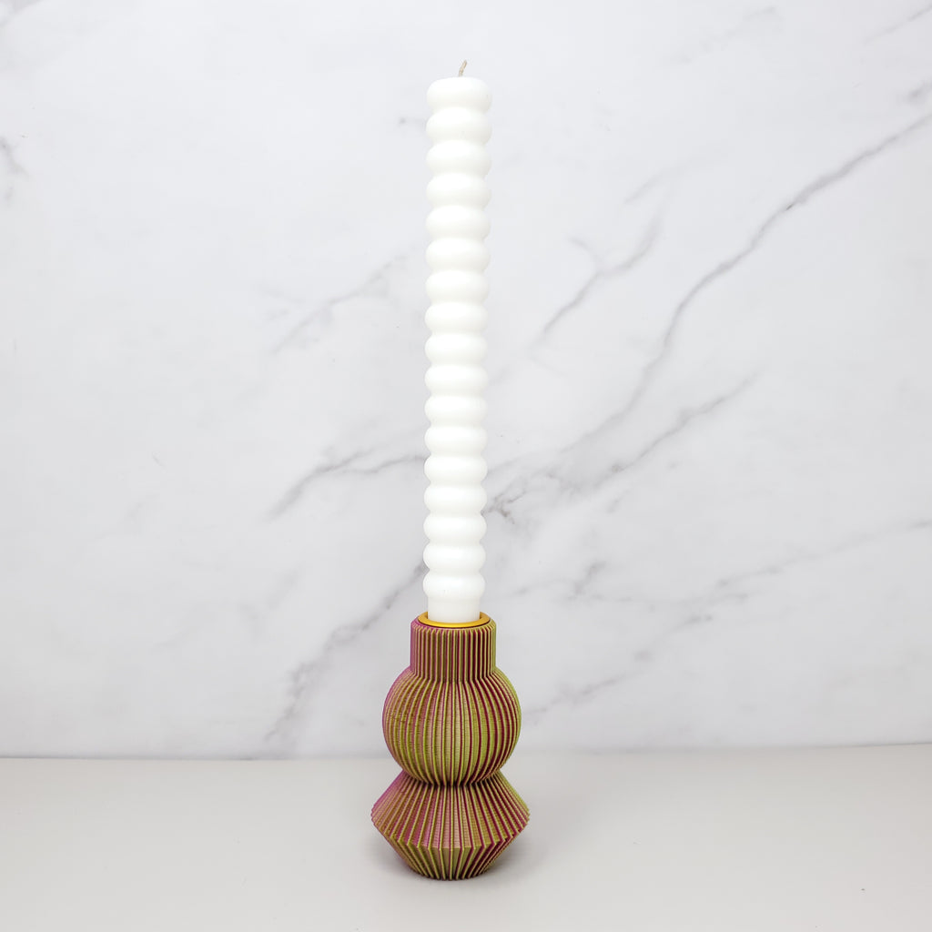 Candlestick Base - Color Change, 3D Printed