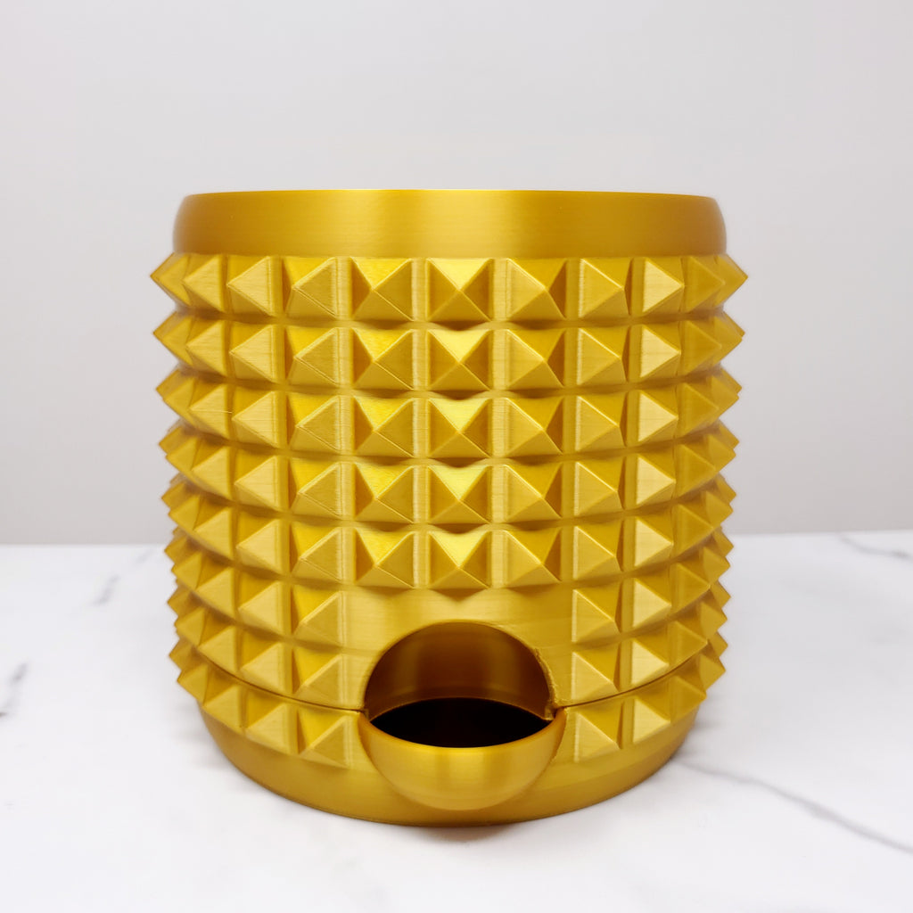 5" Self-Watering Planter, Gold