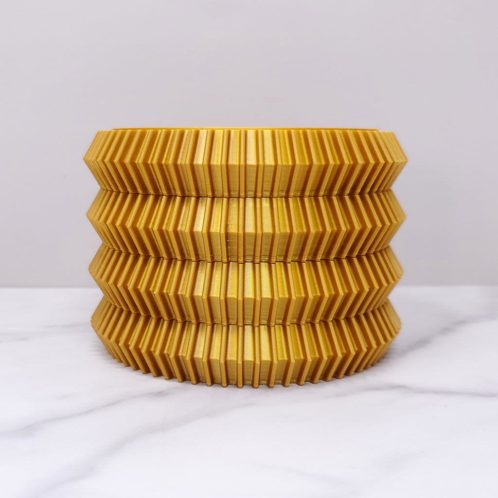 Stackable Coasters - Gold