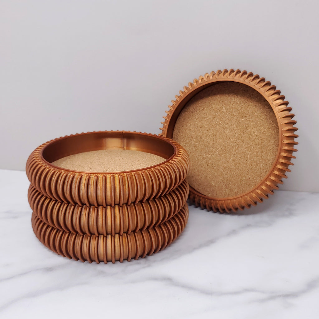 Stackable Coasters - Bronze