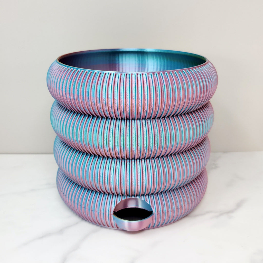 self watering planter with light 6" Hive Self-Watering Planter, Tri Light – Boyd's Custom Fabrication