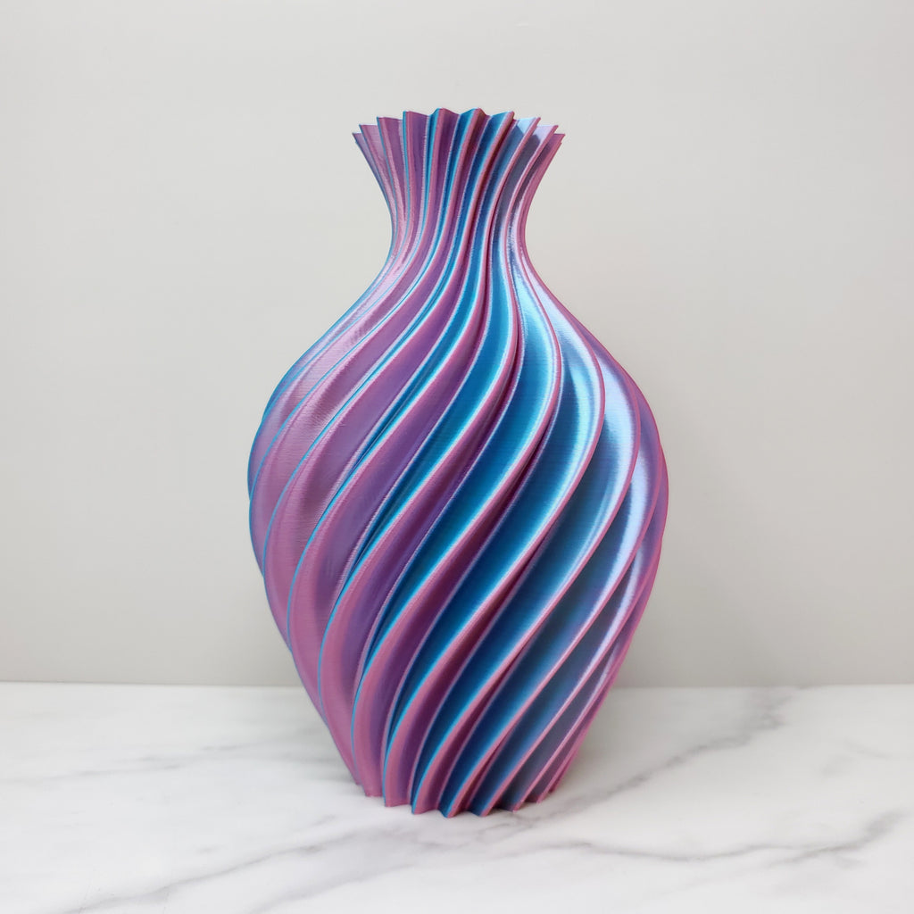 Large Spiral Vase, Tri Light – Boyd's Custom Fabrication