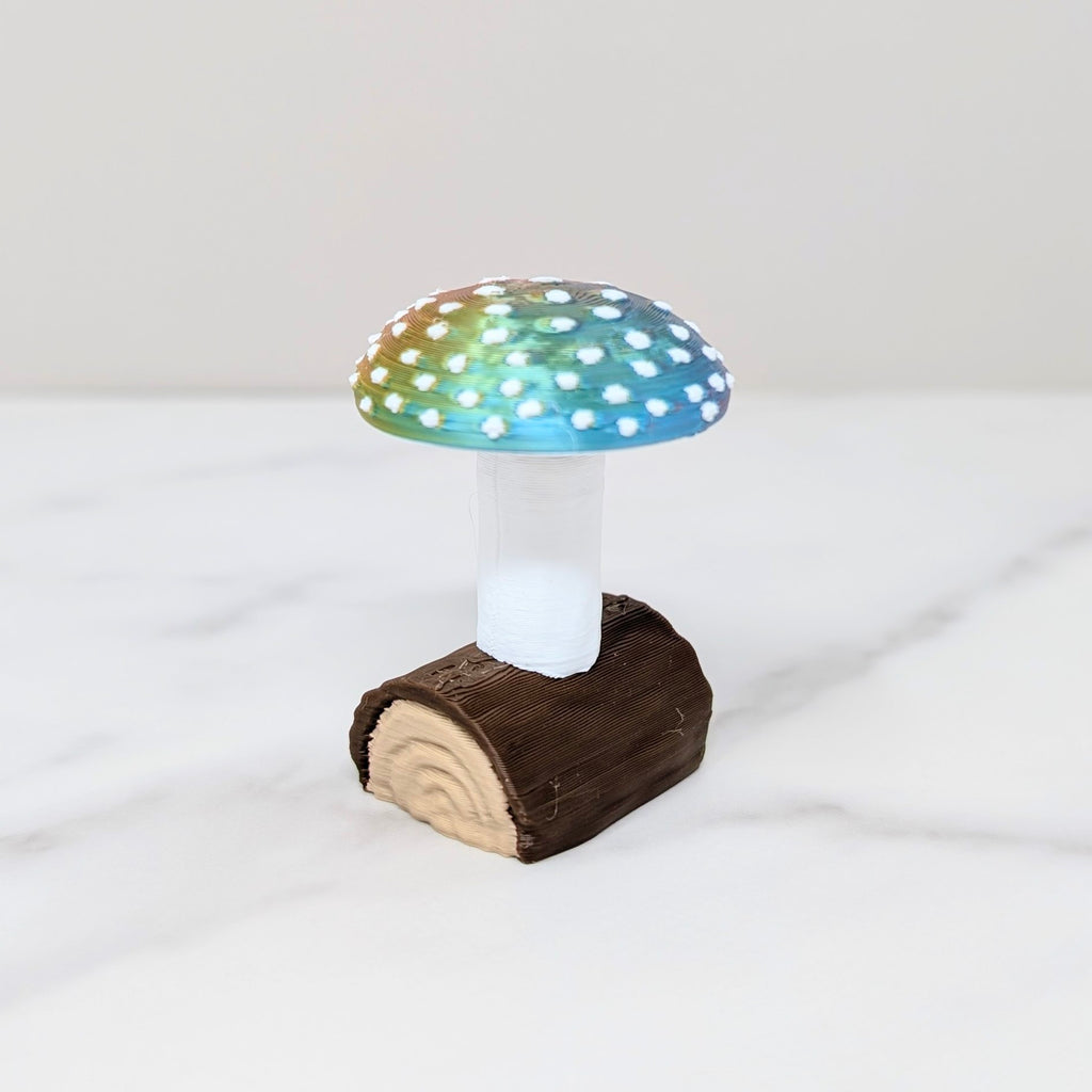 Mushroom Spinner - Pastel Rainbow