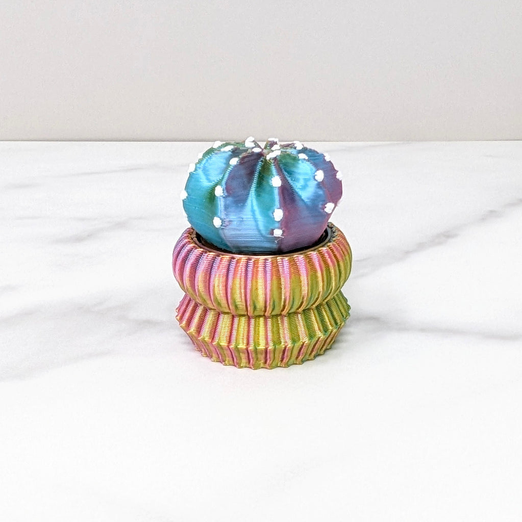 Domino Cactus Spinner - Pastel Rainbow