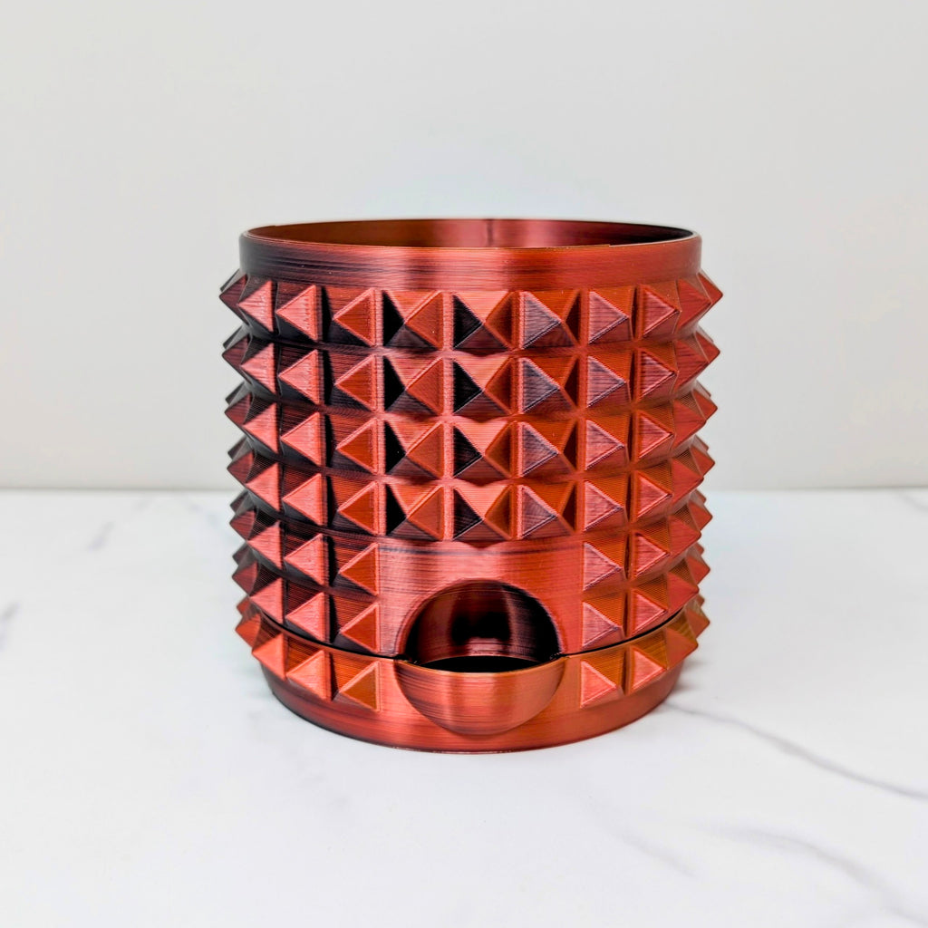 4" Self-Watering Planter, Dark Phoenix