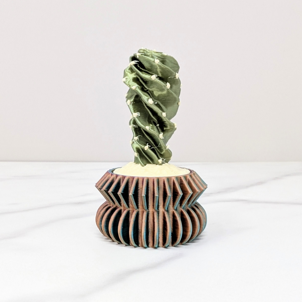 Cactus Clicker - Spiral Cactus, Dusk to Dawn